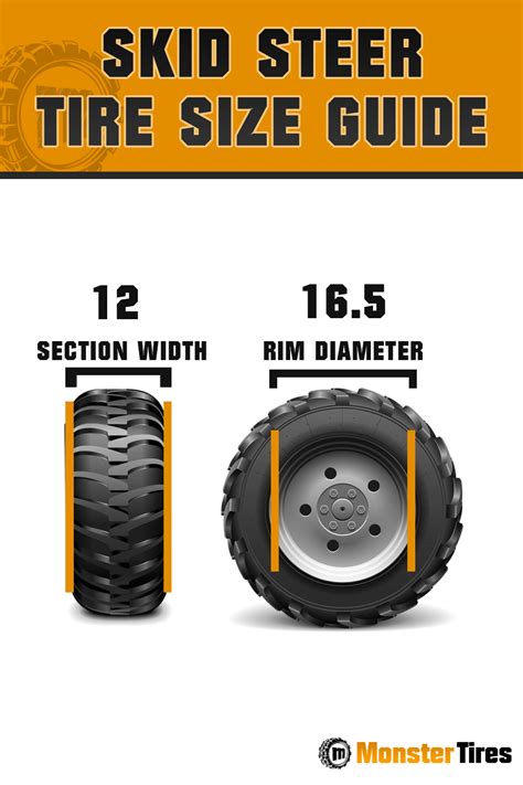 bobcat skid steer tire size